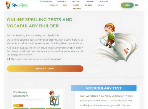 Spellquiz Vocabulary Builder App