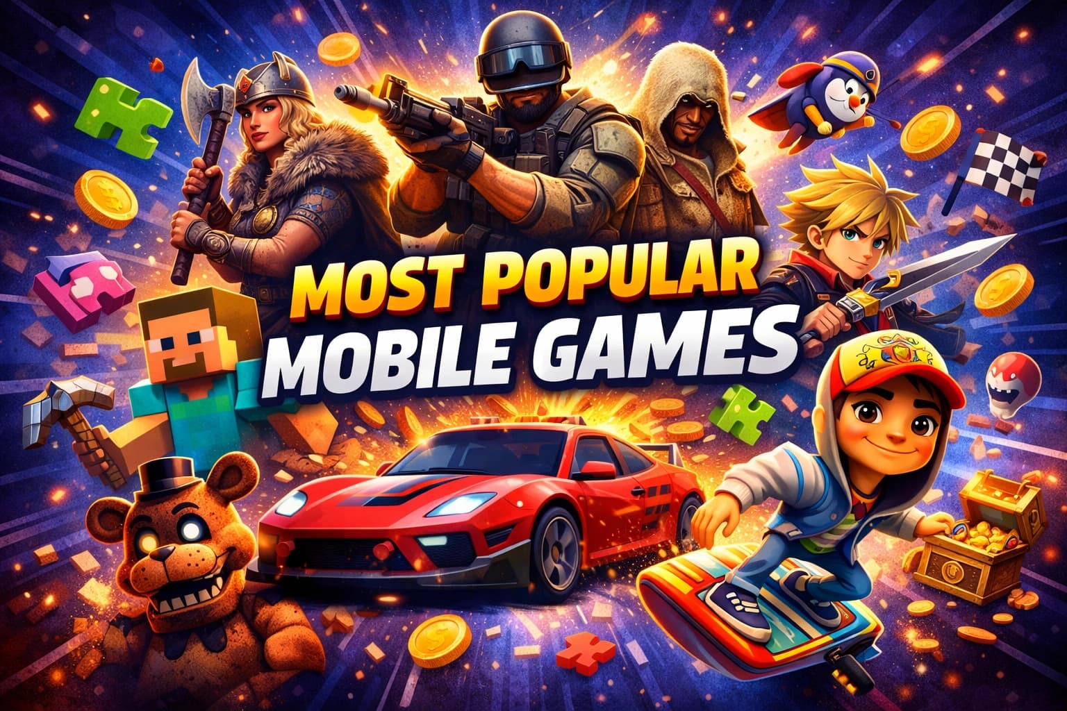 Most popular mobile games