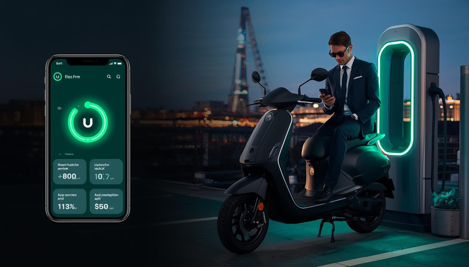 e-scooter app development