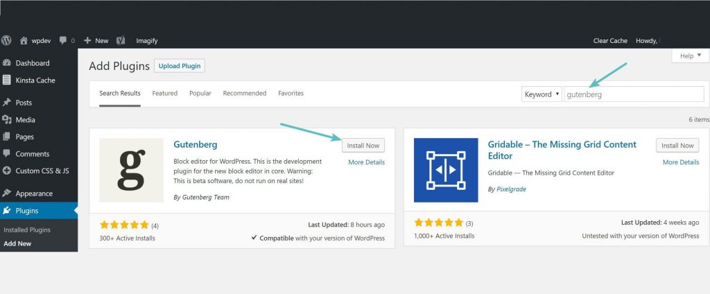 install-gutenberg-wordpress-plugin