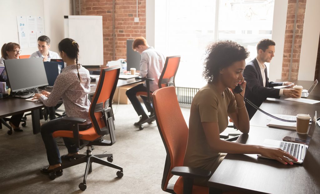 distance seating in offices