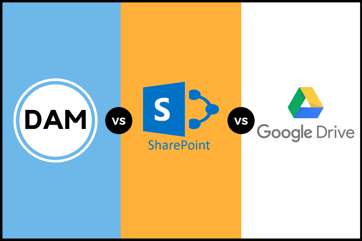 DAM Vs SharePoint Vs Google