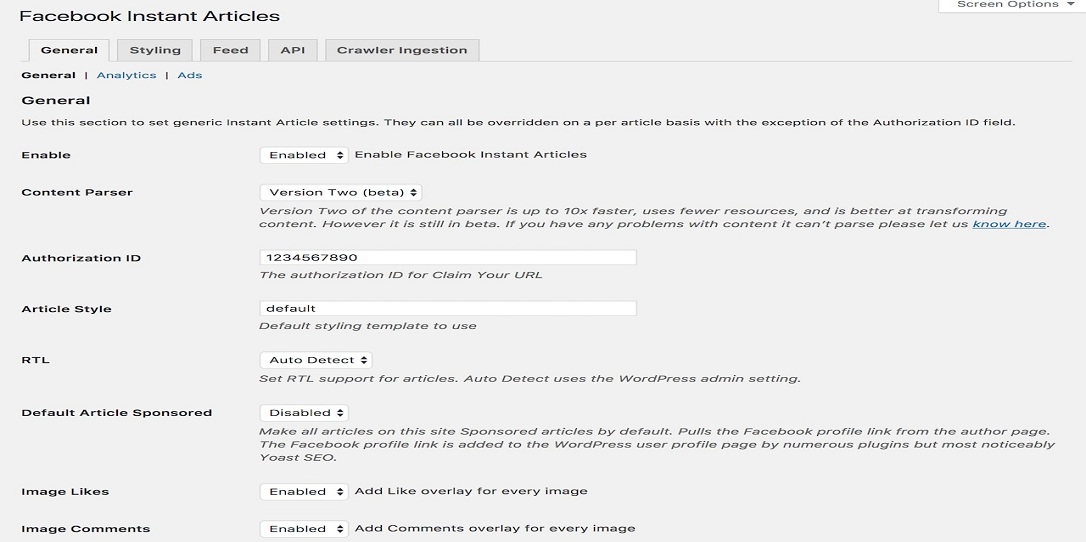 Articles-authorization