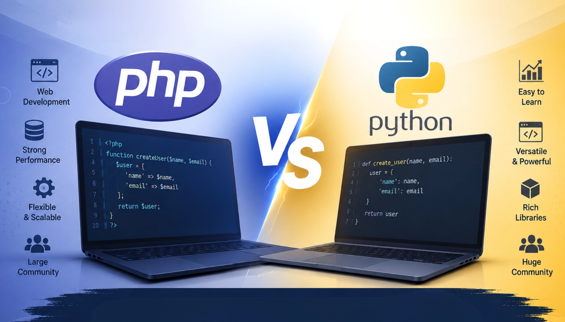php vs. python vs. ruby: a comprehensive comparison... PHP vs Python: Web Development Comparison